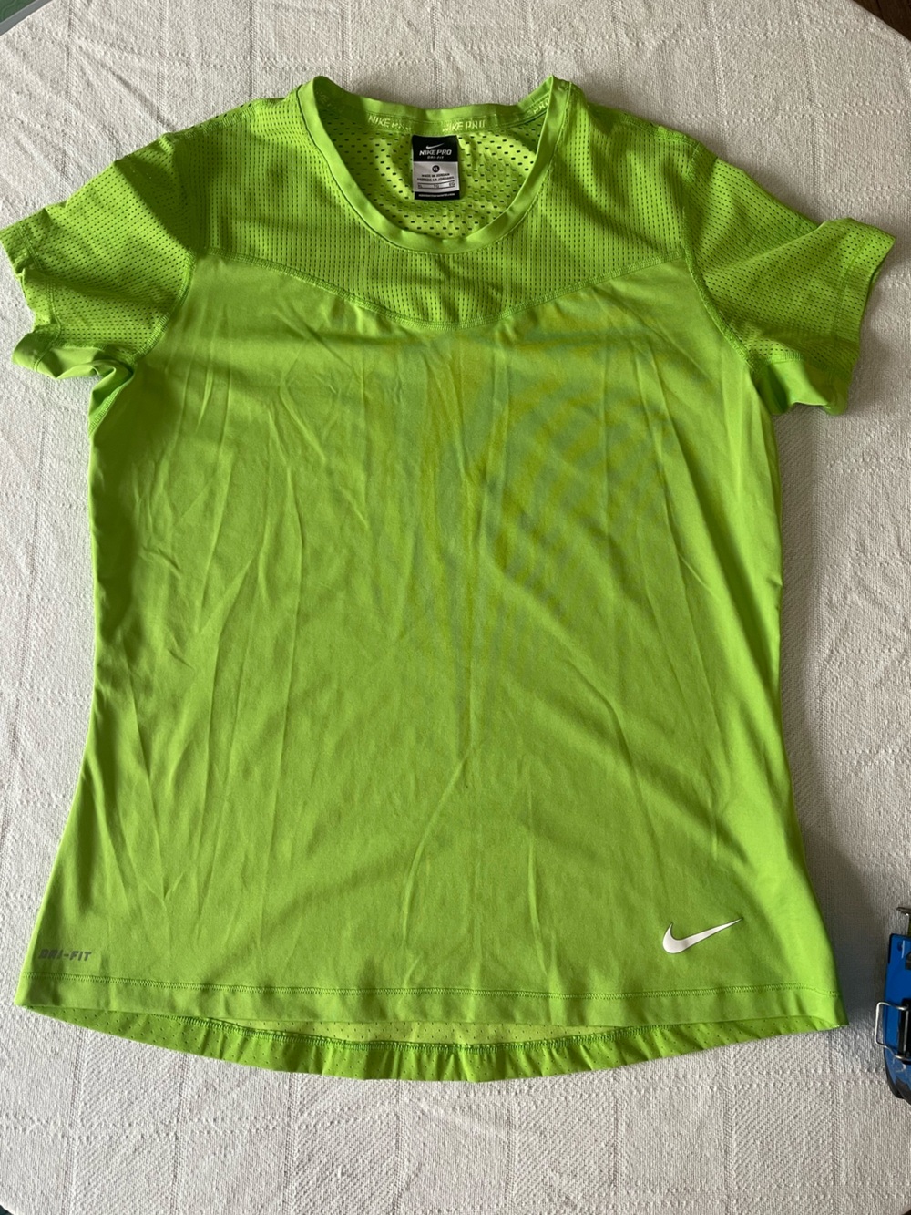 Nike Bright Lime Green Performance Tee